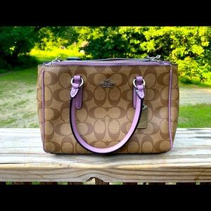 Purple Coach Crossbody bag